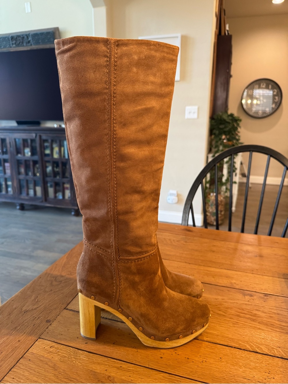 Veronica Beard Glendale clog knee boots - size 10 - Picture 3 of 10